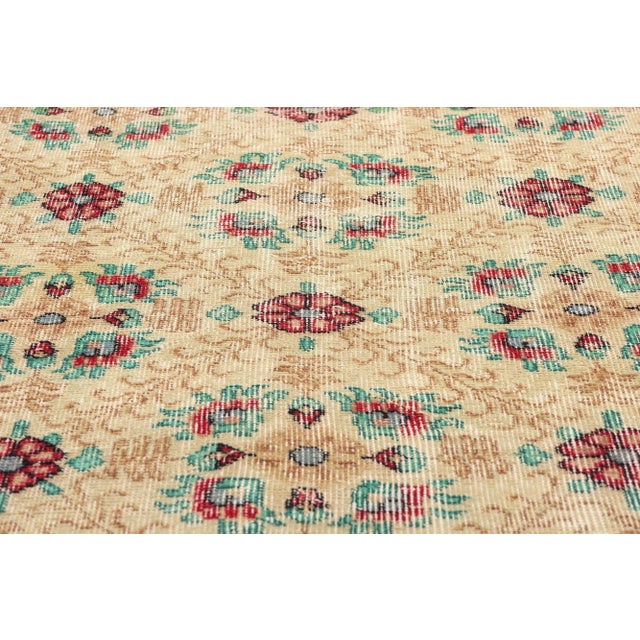 Mid 20th Century Vintage Turkish Sivas Rug - 03'11x 06'09 For Sale - Image 5 of 9