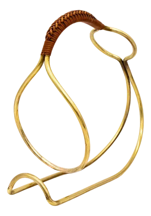 Mid-Century Austrian Brass Bottle Holder by Erich Kolbenheyer, 1950s