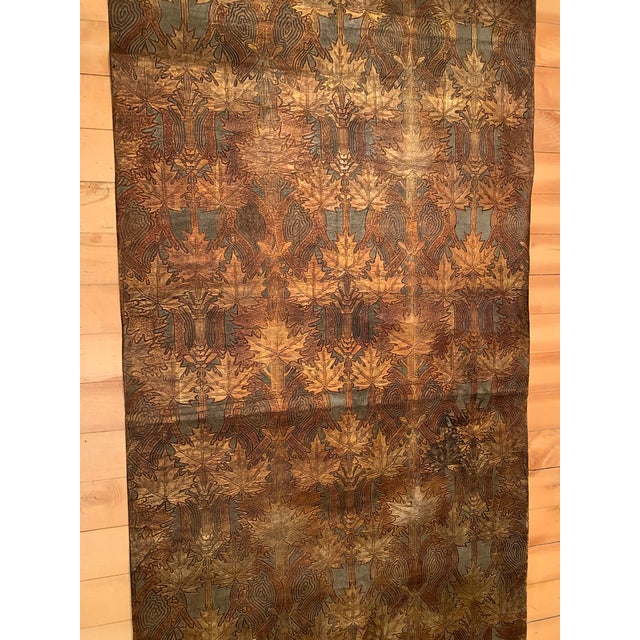 Wall Leather Panel in Cordoba Leather, 19th Century For Sale - Image 4 of 16