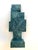 Turquoise Mid 20th Century "Queen" Abstract Cubist Sculpture For Sale - Image 8 of 9