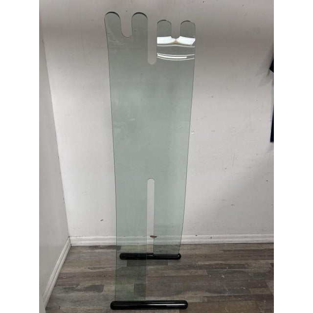 Rare sculptural hall tree / valet stand designed by Angelo Cortesi for Fiam Italia, Italy, circa 1990s. elegantly molded...