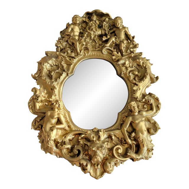 Monumental Adam & Eve Mirror For Sale