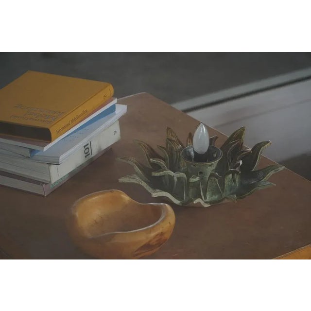 Mid-Century Ceramic Sunburst Wall Lamp or Decorative Wall Sculpture, 1960s For Sale - Image 14 of 16