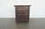 This vintage Asian apothecary chest features a beautifully timeworn wood surface and a striking grid of small drawers,...