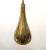 1960s Mid Century Brass Tear Drop Pendants Attributed Paavo Tynell for Lightolier For Sale - Image 5 of 10