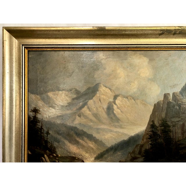 Early 20th-Century Luminist Painting of Yosemite, Attributed to W. A. Carson For Sale - Image 4 of 11