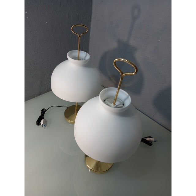 Azucena Aenzano Grande Table Lamps by Ignazio Gardella, 1950s, Set of 2 For Sale - Image 4 of 11