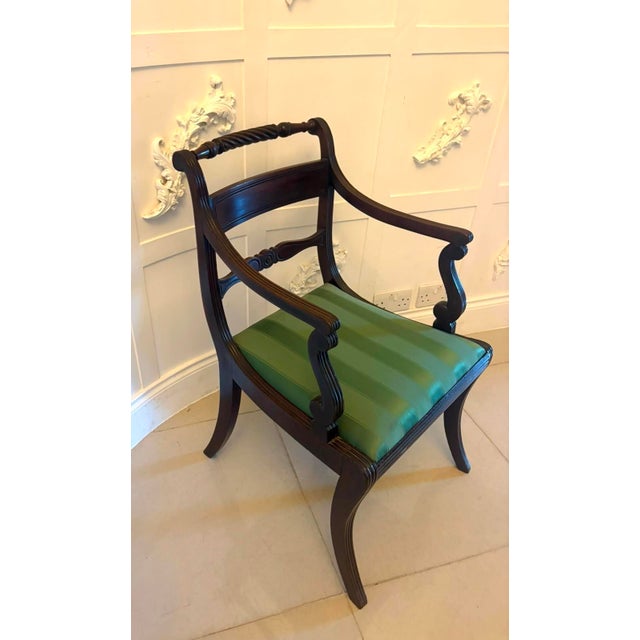 Antique Regency Mahogany Desk Chair, 1830s For Sale - Image 13 of 13