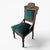 Antique 1880s Eastlake Chairs • Carved Victorian Pair • Green Velvet Upholstery For Sale - Image 11 of 12