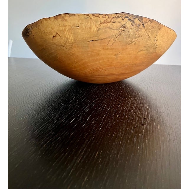 Wood Exclusive Collaboration - Spencer Peterman for Calvin Klein - Spalted Maple Bowl, Collector’s Piece For Sale - Image 7 of 9