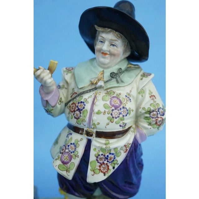 19th Century Porcelain Jester in the Pillory and King from Imperial Manufactory Vienna, Austria For Sale - Image 13 of 18