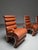 Metal Armchairs in Metal and Faux Leather, France, 1970s, Set of 4 For Sale - Image 7 of 13