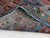 Turquoise Blue and Red Wool Area Rug, Tribal Geometric Medallion Design For Sale - Image 13 of 14