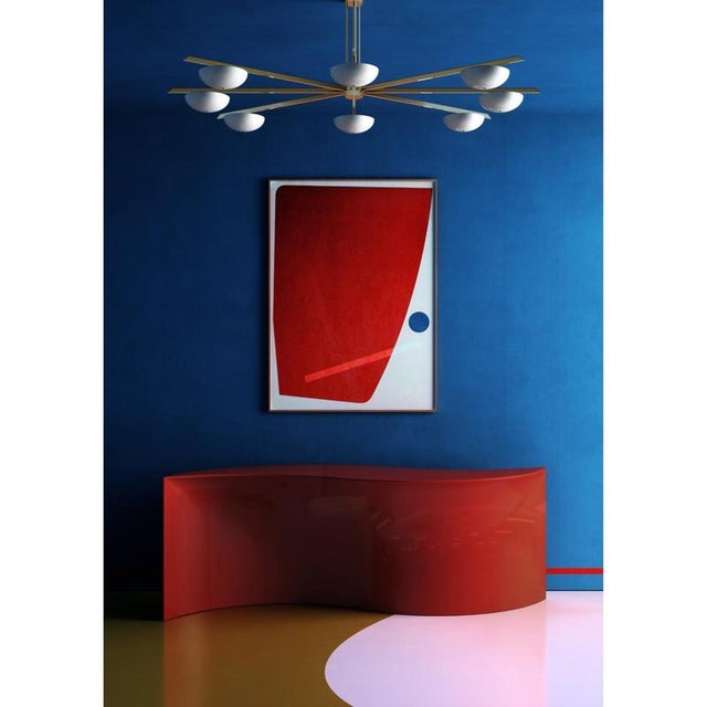 Mariù Console Table in Powder-Coated Aluminum by altreforme Dimensions: D 80 x W 298,6 x H 105 cm. Materials: Powder-...