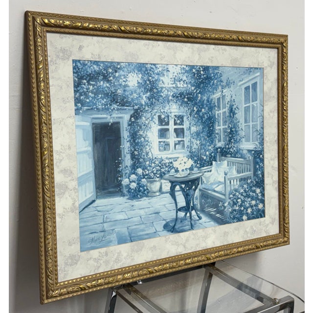 Traditional Marc Lamers Courtyard Garden Print, Framed For Sale - Image 3 of 12