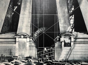 Lowell Nesbitt, "Barrier" 1972 Licht Editions Silkscreen, Serigraph