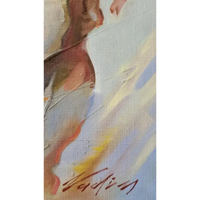 Jazz. Oil on canvas. 73x100 cm Man with saxophone The artist Vadim Kovalev was born in 1968 in the capital of Latvia,...