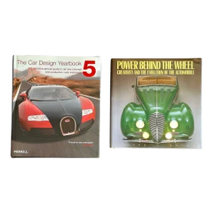 Vintage Car Design Coffee Table Book Set