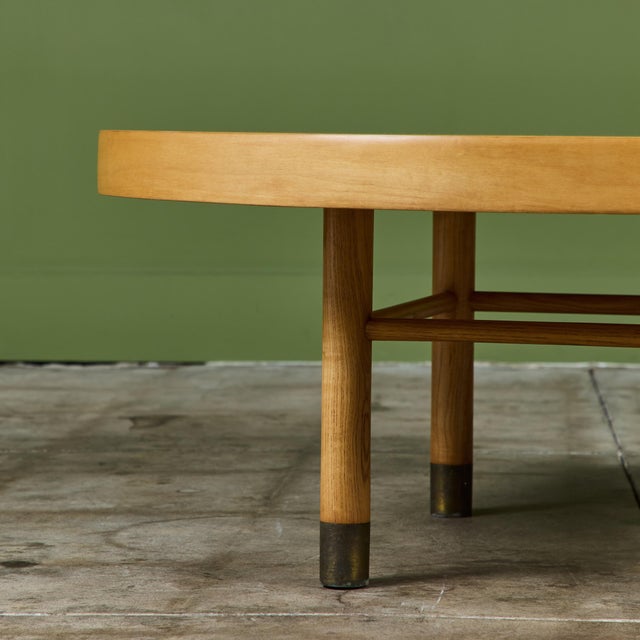 Maple Lazy Susan Coffee Table by Carlin Furniture For Sale - Image 4 of 12