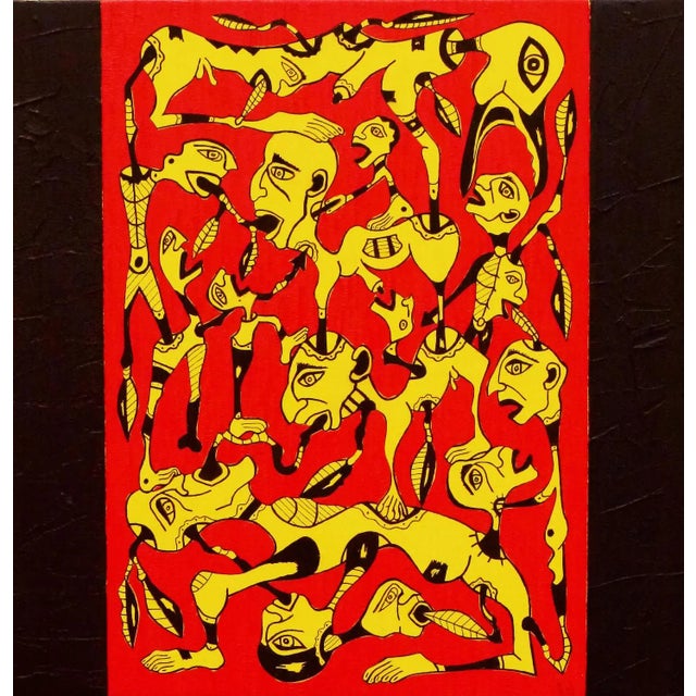 KEJ, Anthropophages III, 2020, Oil on Canvas For Sale - Image 4 of 4