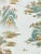 Chinoiserie Hand Painted Famille Rose Porcelain Panel 67.25" H For Sale - Image 4 of 11