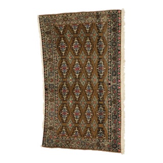 Vintage Persian Khorassan Rug, 02'04 X 04'04 For Sale