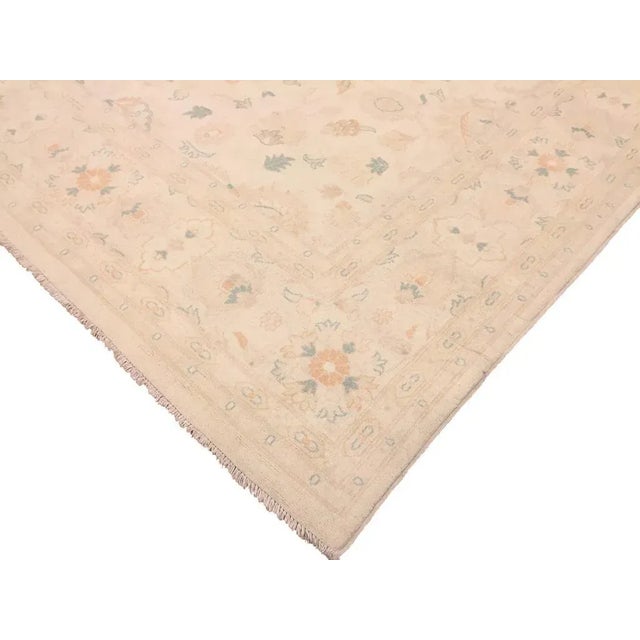 This stunning sun faded masterpiece with beautiful pastel traditional motifs is a must have. Eye-catching oriental design...