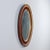 Oval Mirror in Mahogany For Sale - Image 6 of 8