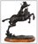 The artwork here, "John T III", is a wonderful depiction of a cowboy on a bucking horse, that is saturated with acute...