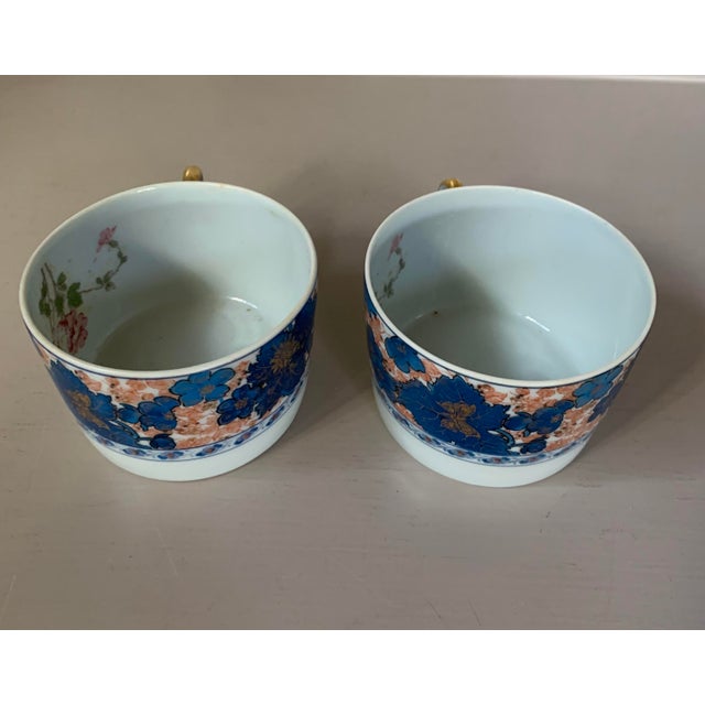 Antique Haviland Dammouse Tea Cups and Saucers Set- C.1880's For Sale In San Antonio - Image 6 of 12