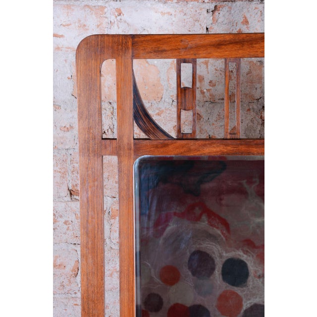 Art Deco Dressing Mirror in Palisander attributed to J.F.M. Hoffmann, Czech, 1910s For Sale - Image 11 of 16