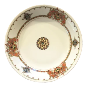 Antique Weimar Germany Coupe Soup or Serving Bowl