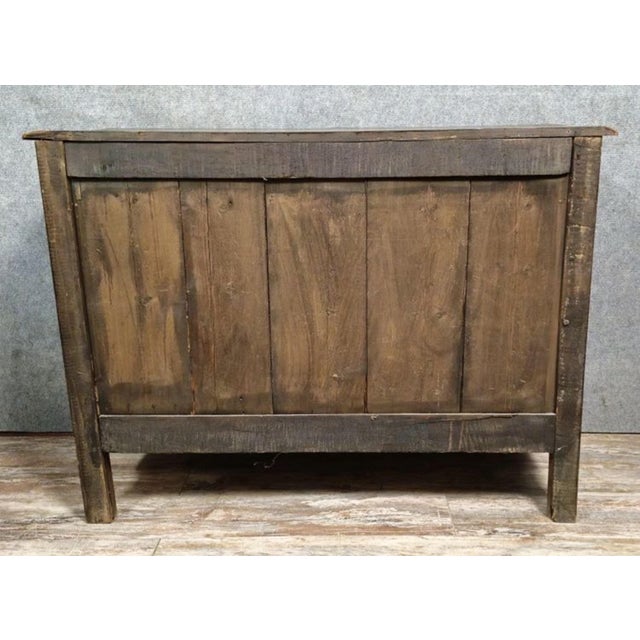 Brown Louis XV Sideboard in Walnut and Oak, 1750s For Sale - Image 8 of 9