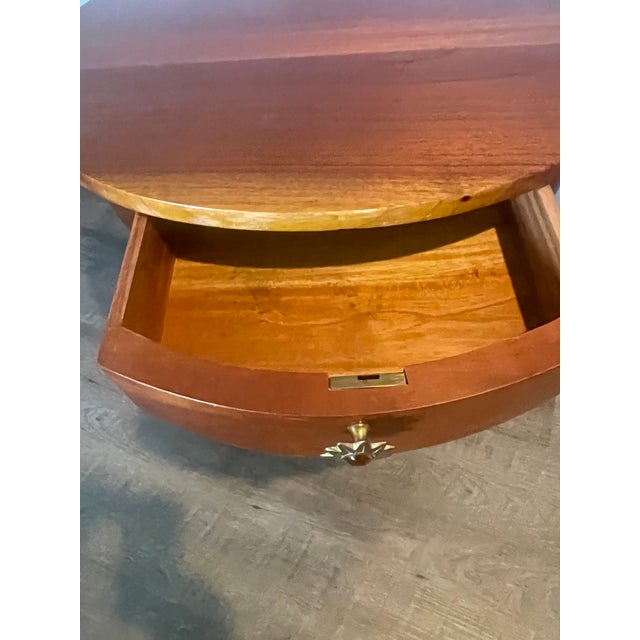 Traditional Vintage French Empire Style Mahogany Side Table For Sale - Image 3 of 9