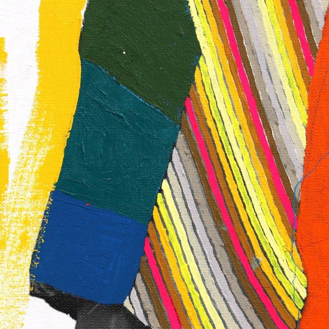 2020s Fuck Off I Am Rich - Original Contemporary Pop Art Mixed Media Painting on Canvas by Fabio Coruzzi For Sale - Image 5 of 14