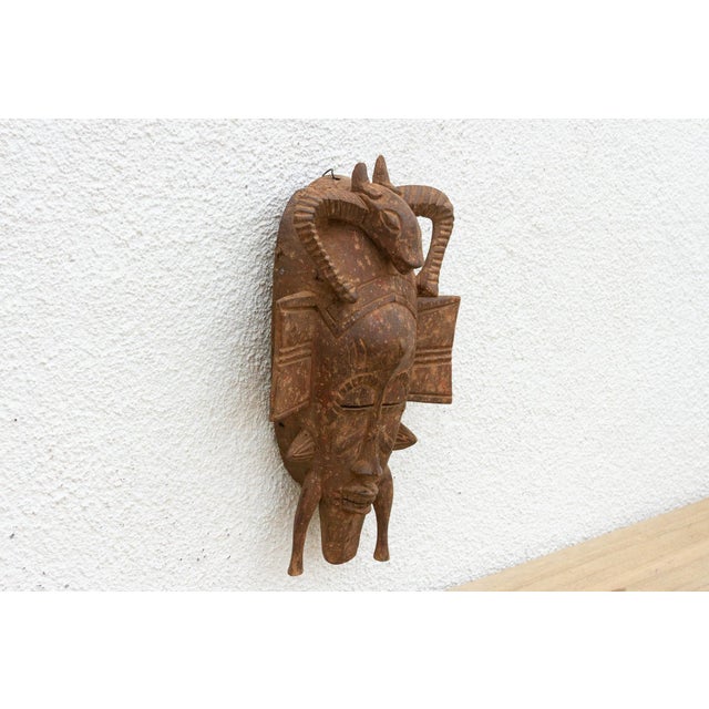 Vintage African Bwa Antelope Mask For Sale - Image 4 of 8