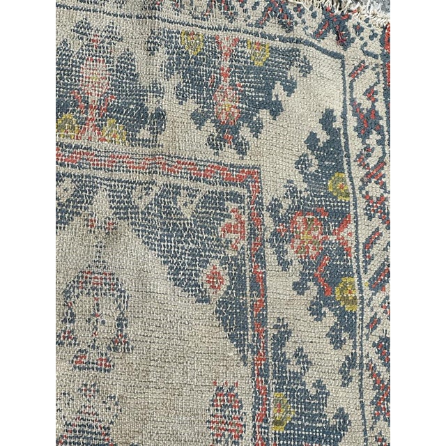 Small Antique Turkish Oushak Rug, 1890s For Sale - Image 9 of 18