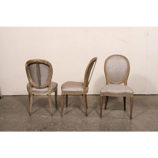 Wood Set of 6 French Dining Side Chairs, 19th C. For Sale - Image 7 of 13