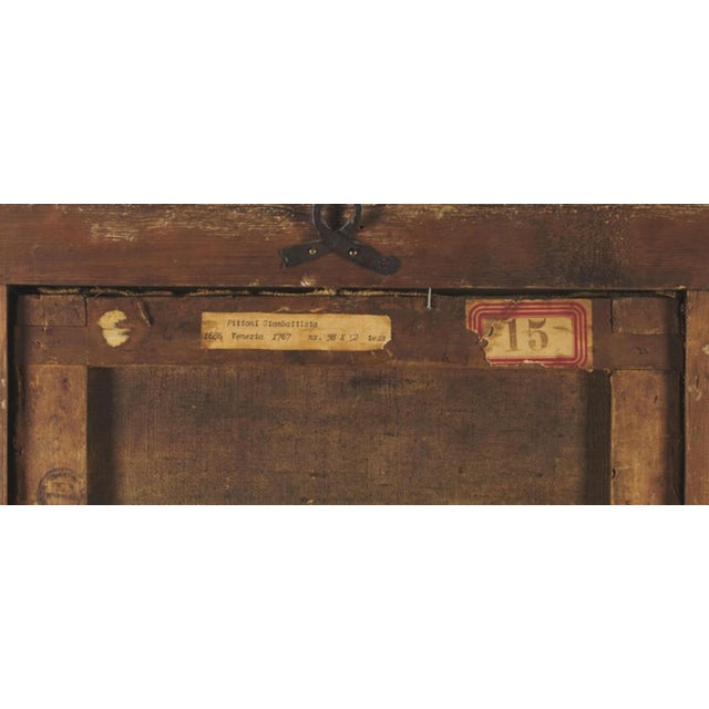 Baroque Circle of Giambattista Pittone, Alms of a Saint, 18th Century, Oil on Canvas For Sale - Image 3 of 7