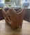 Mid-Century Modern Vintage MCM Wood Magazine Rack Stand Arts & Crafts Handcrafted Jim Skaggs For Sale - Image 3 of 8