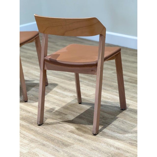 Vintage Merano Chairs in Beech by Alexander Gufler for Ton, 1980s, Set of 4 For Sale - Image 9 of 11