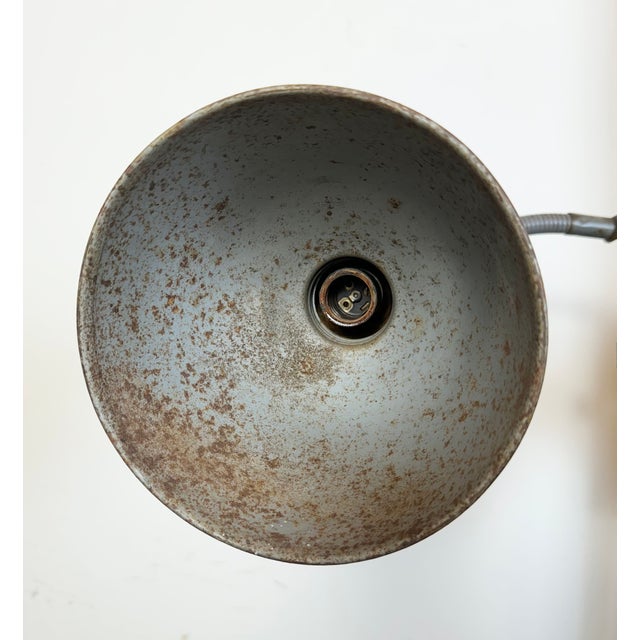 Metal Vintage Industrial Scissor Wall Lamp from Elektroinstala, 1960s For Sale - Image 7 of 18