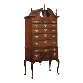 Councill Craftsmen Queen Anne Style Mahogany Highboy For Sale