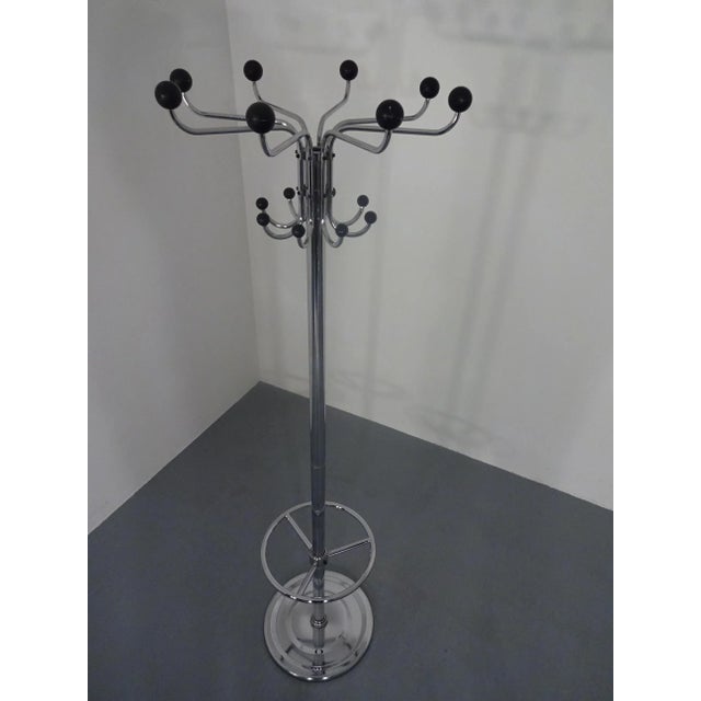 Chrome Plated Steel Tubular Coat Rack, 1940s For Sale - Image 15 of 18