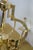 Metal Vintage Brass 6 Arm Hollywood Regency Geometric Chandelier Pendant Light 24" For Sale - Image 7 of 18