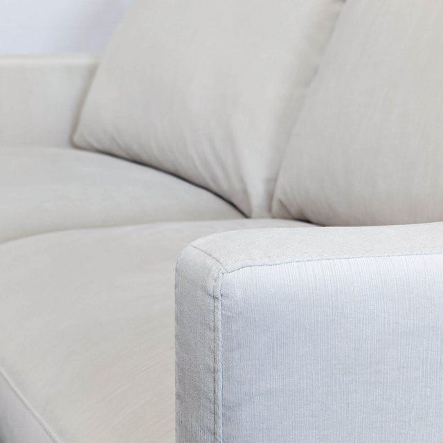 Coaster Corliss Modern Loveseat With Gold Metal Base For Sale In San Francisco - Image 6 of 8