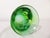 Mid Century Kosta Boda Signed Goran Warff Art Glass Green Pinched Bubble Vase For Sale - Image 17 of 18