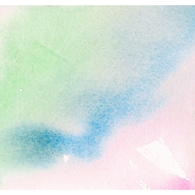 Abstract Expressionism Cosmic Lavender Abstract Watercolor by Les Anderson For Sale - Image 3 of 4