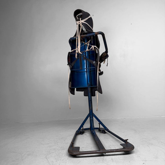 Vintage Japanese Kendo Bōgu with Display Stand, 1980 For Sale - Image 14 of 17