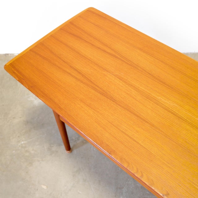Danish Teak Coffee Table With Slatted Lower Shelf For Sale - Image 9 of 9
